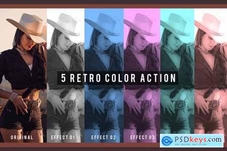 5 Retro Color Action