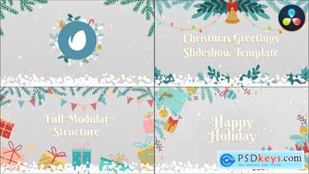 Christmas Greetings Slideshow DaVinci Resolve 34804738