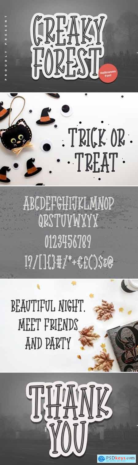 Creaky Forest Font