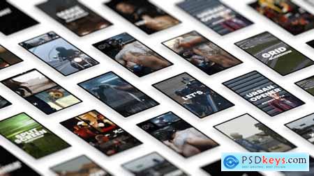 Grid Multiscreen Urban Instagram Stories and Posts 35111876