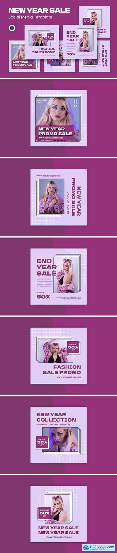 New Year Sale Template