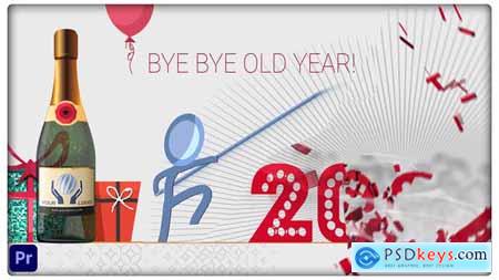 Bye-Bye Old Year Welcome Happy New Year! 35130486