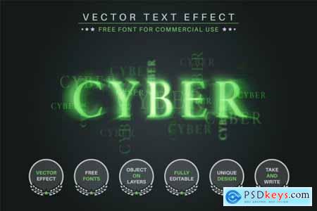Text Style Effect vector vol 3
