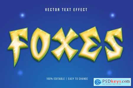 Text Style Effect vector vol 1