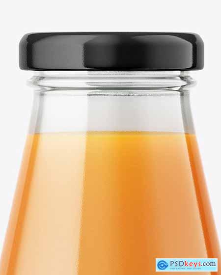 Carrot Juice Bottle Mockup 88768