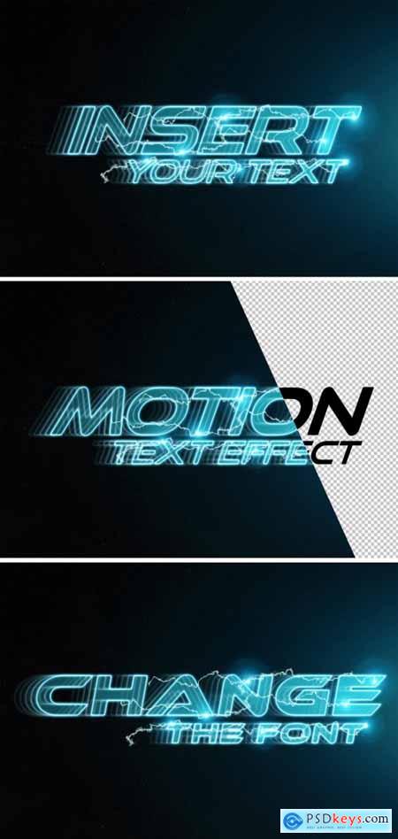 In Motion Text Effect Mockup 355043245
