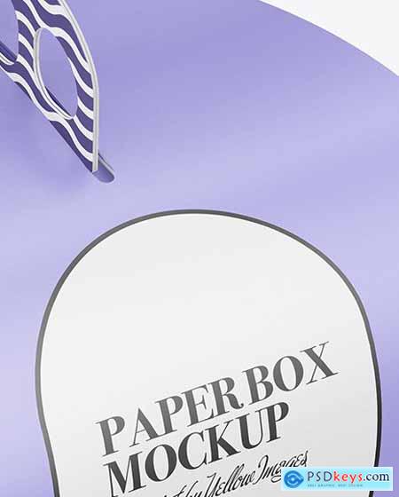 Paper Box w- Handle Mockup 88523