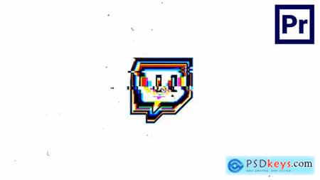 Cyber Glitch Logo for Premiere Pro 35329773