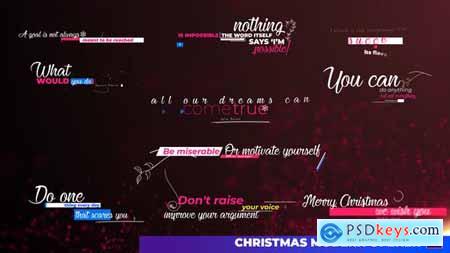 Particles Christmas Text Layout 35325923