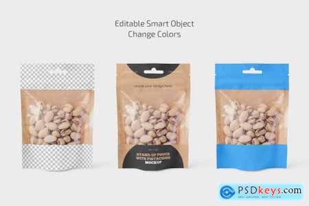 StandUp Pouch with Pistachios Mockup 6716534