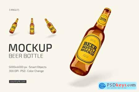 Beer Bottle Mockup Set 6597185