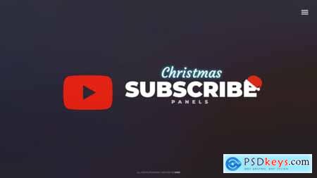 Subscribe Panels (Christmas) 35289344