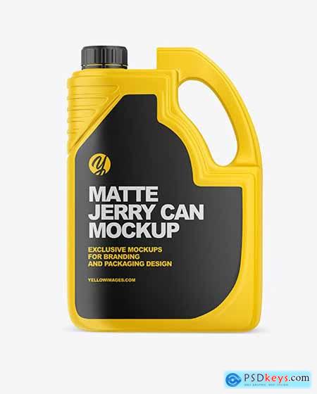 Matte Jerry Can Mockup 92012