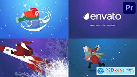 Cartoon Christmas Logo Pack for Premiere Pro 35377085