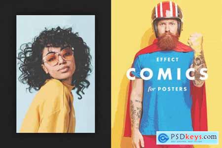 Comics Photo Effect for Posters 6801860