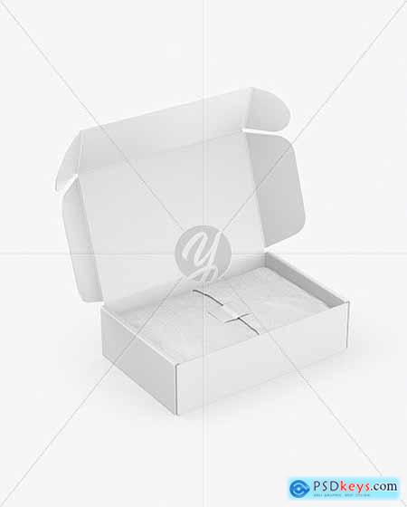 Opened Paper Box Mockup 88171
