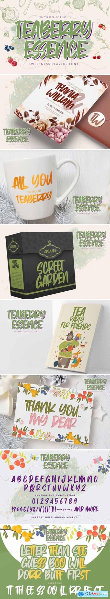 Teaberry Essence Font