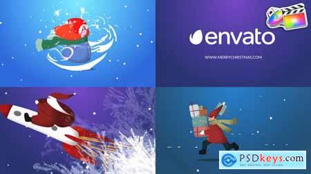 Cartoon Christmas Logo Pack for DaVinci Resolve 35394170
