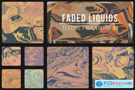 Abstract Faded Liquid Textures 6814624
