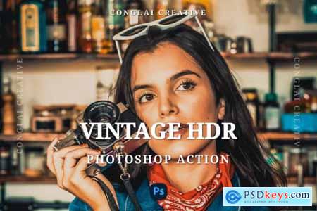 Vintage HDR - Photoshop Action