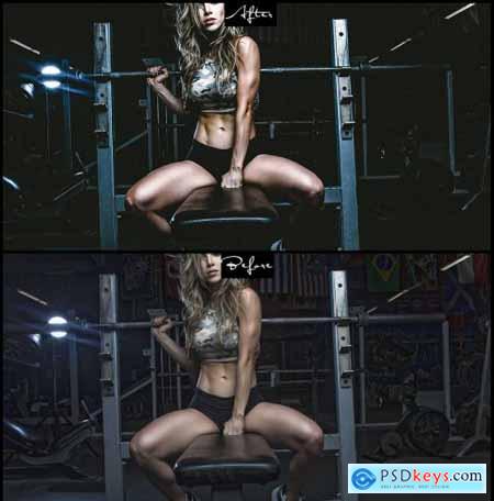 HDR Fitness - Photoshop Actions Lightroom Presets