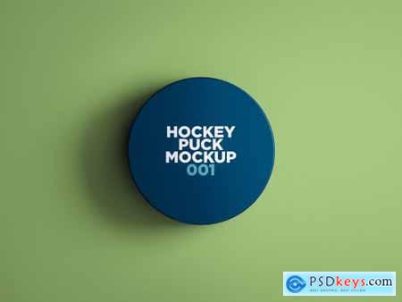 Hockey Puck Mockup 001