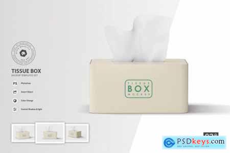 Tissue Box - Mockup Templates FH