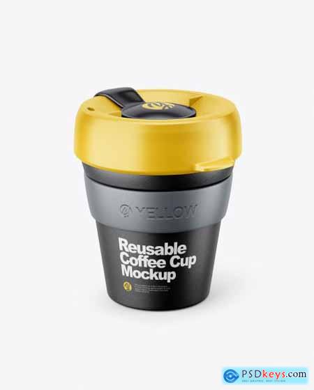 Reusable Coffee Cup Mockup 28623
