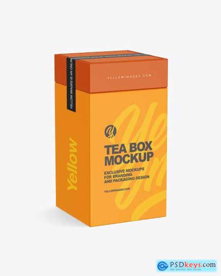 Square Tea Box Mockup 89116