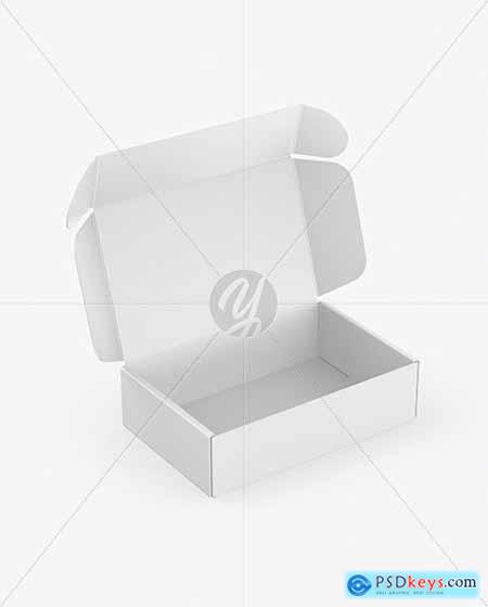 Opened Paper Box Mockup 88069