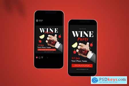Wine Party 3D Flyer