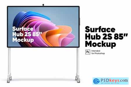 Surface Hub 2S 85 Mockup