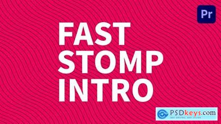 Fast Stomp Intro Mogrt 35477357