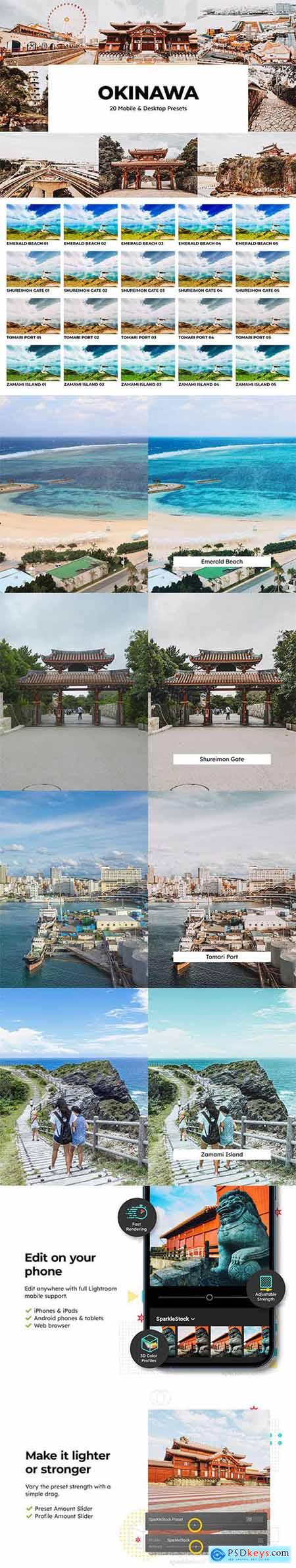 20 Okinawa Lightroom Presets LUTs 6783118