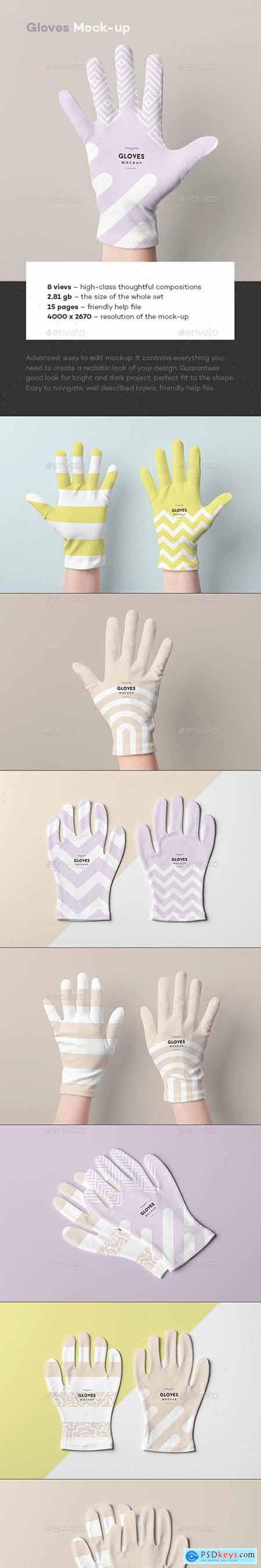 Gloves Mock-up 26814494