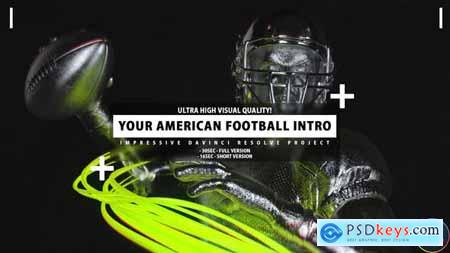 Your American Football Intro Football Promo DaVinci Resolve 35490987