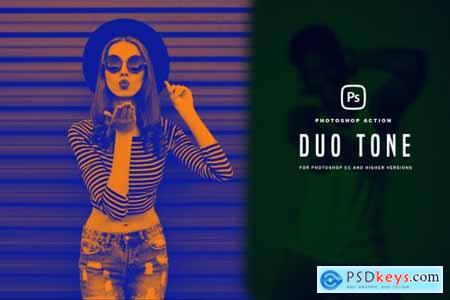 Duo Tone Photoshop Action