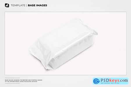 Antibacterial Wipes Packaging Mockup 6775453