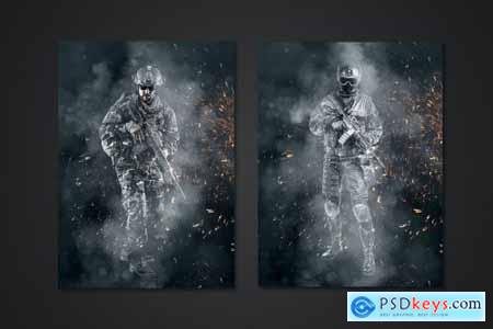 battlefield photoshop action download