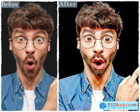 Cartoon Painting Effect Photoshop Action