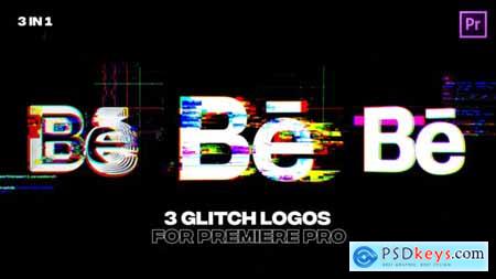 Glitch Logos For Premiere Pro 3 in 1 35551036