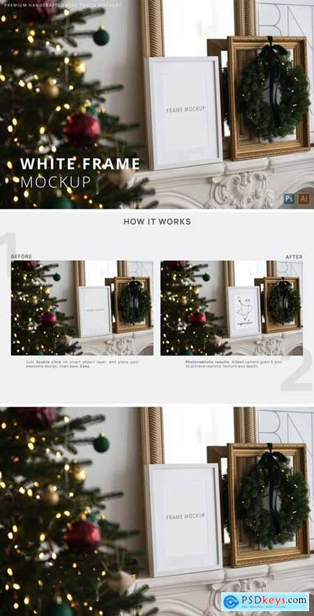 Picture & Photo Frame Mockup Cozy Home Interior