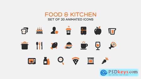 Food and Kitchen Icons 35554614