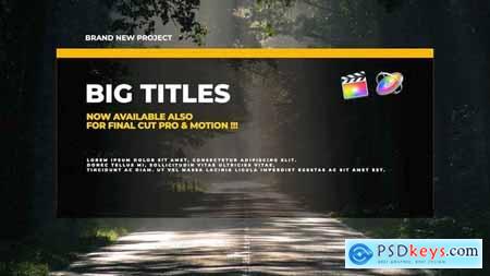 Big Titles I FCPX & Motion 29651706