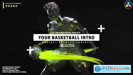 Your Basketball Intro Basketball Opener DaVinci Resolve Template 35554020