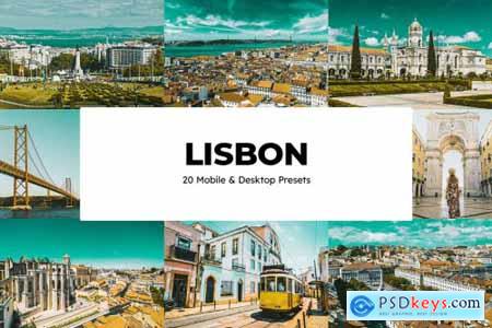 20 Lisbon Lightroom Presets LUTs 6829616