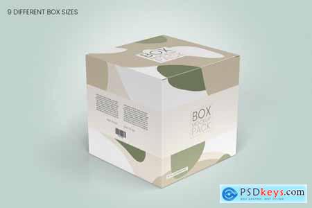 Package Box Mockups - 9 box sizes 5810193