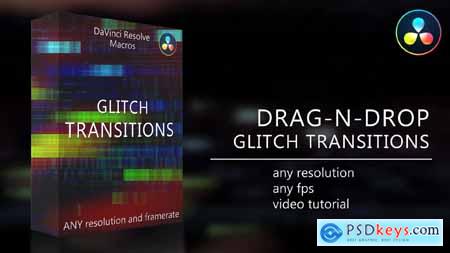 Glitch Transitions for DaVinci Resolve 35618020