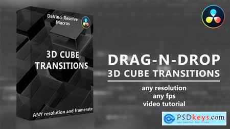 3D Cube Transitions for DaVinci Resolve 35639672