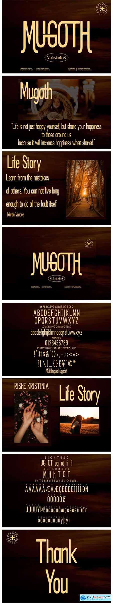 Mugoth Font